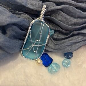 Genuine Sea Glass Pendant